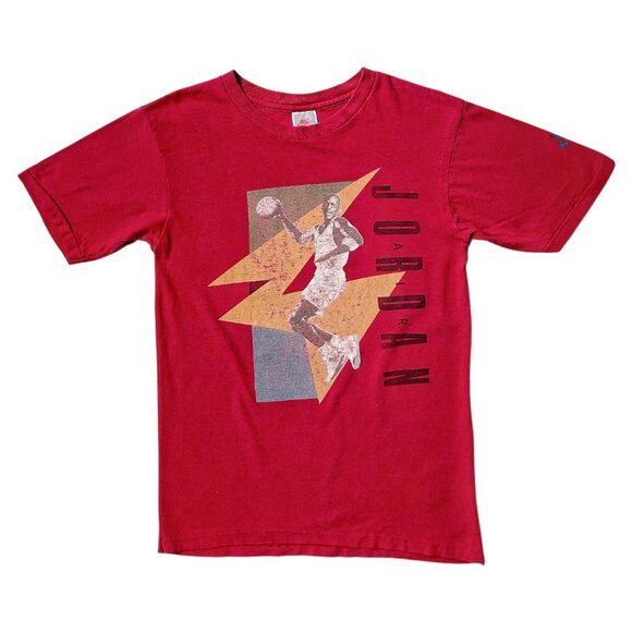 90s vintage Air Jordan Nike T-shirt Single Stitch Basketball Michael Jordan. - Picture 1 of 6